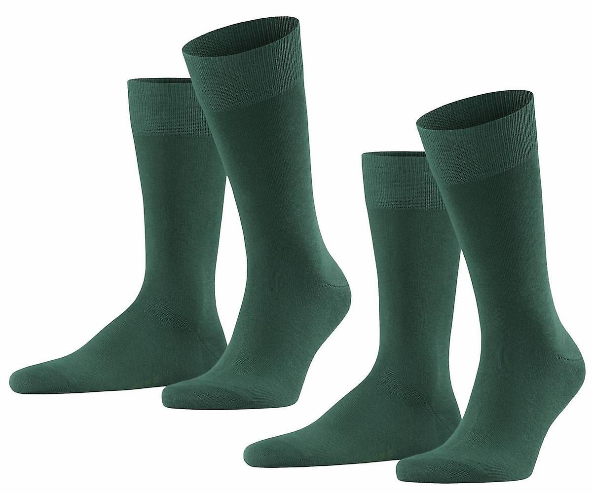 Falke Happy 2 Pack Socks - Hunter Green
