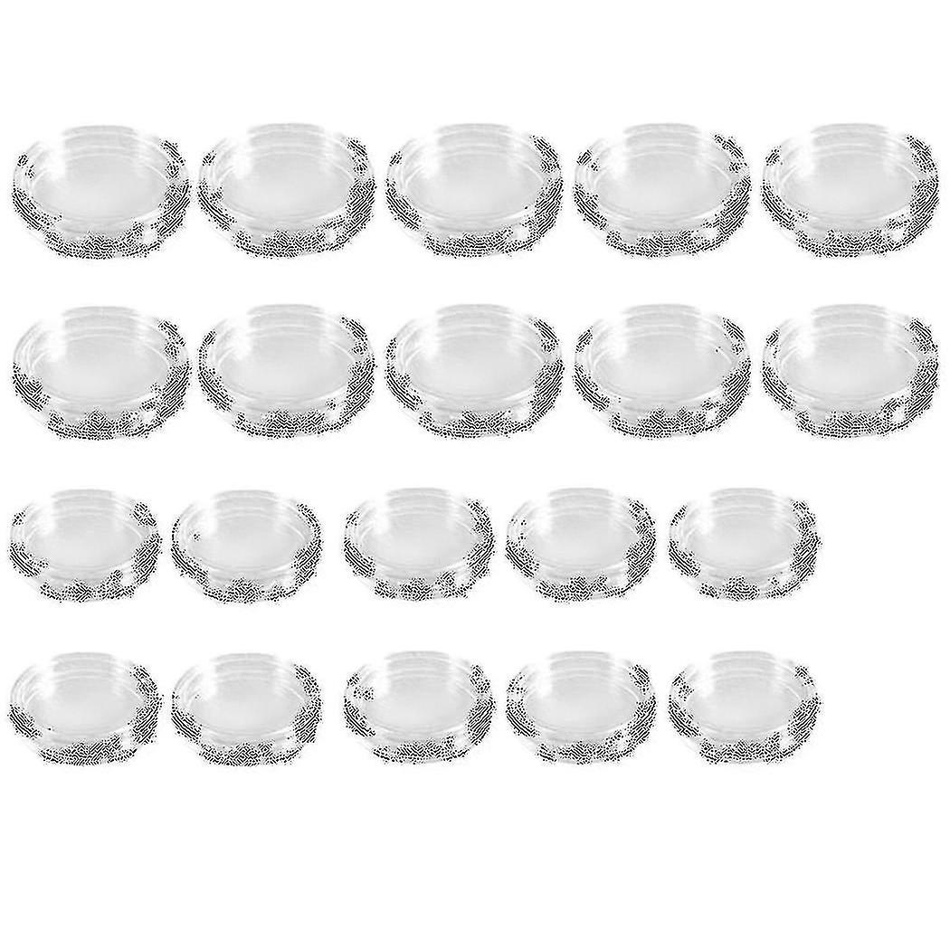 20 Pcs Transparent Small Plastic Coin Box 18mm & 35mm