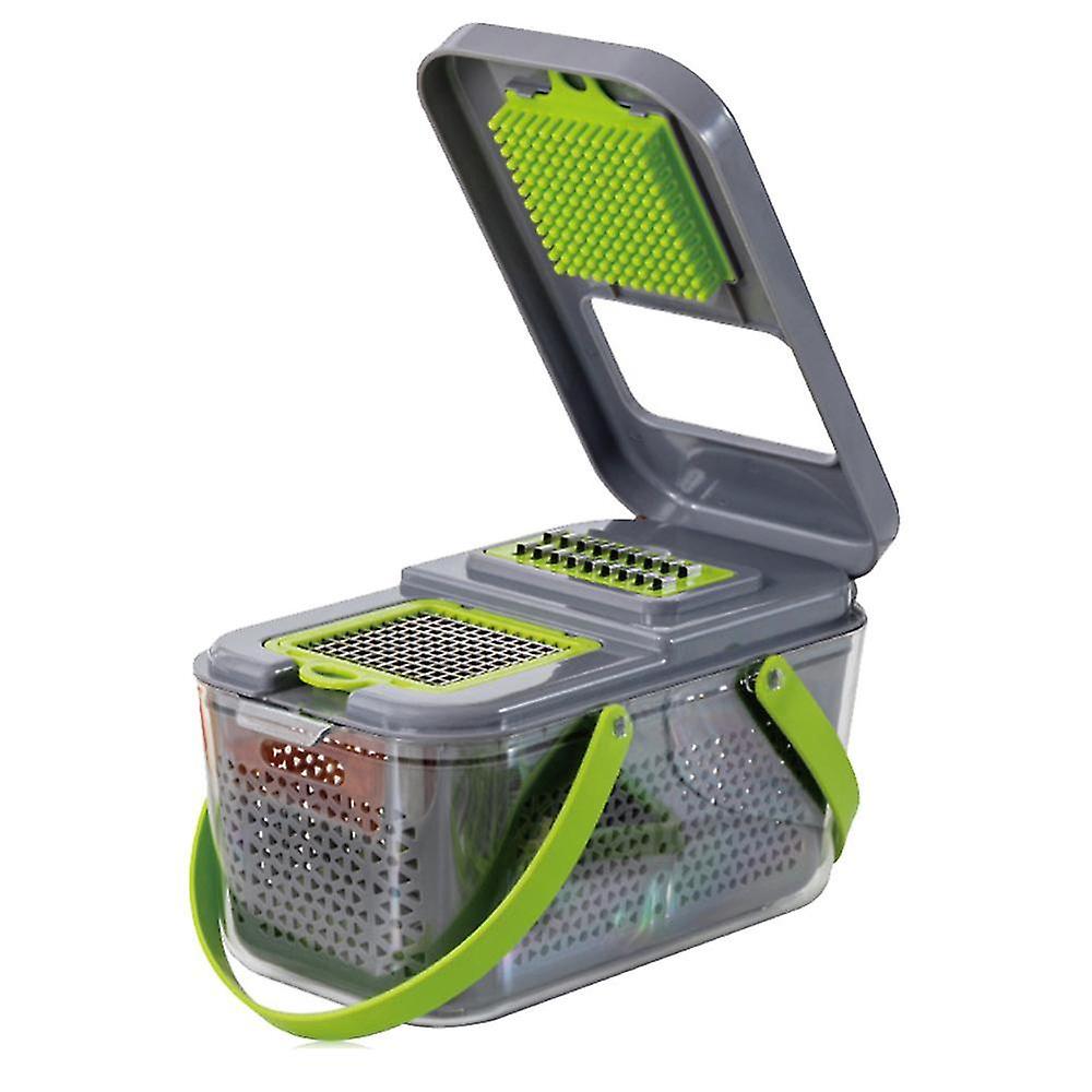Slicer Vegetable Cutter Vegetable Grater Chopper -keeping Storage Box Kitchen Gadgets