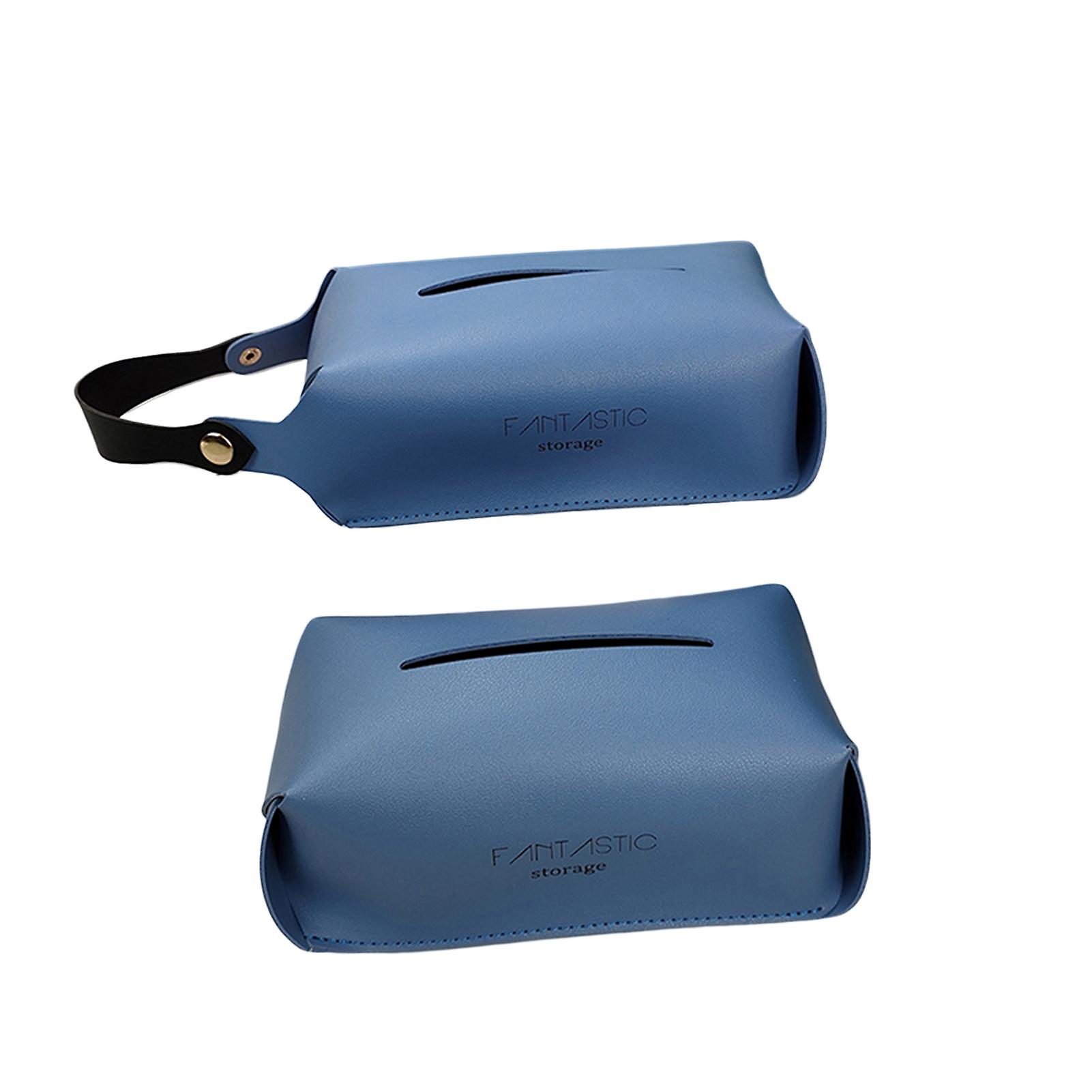 Pu Multipurpose Tissues Box Rectangular Tissue Facial Paper Cover Case Modern Decorative