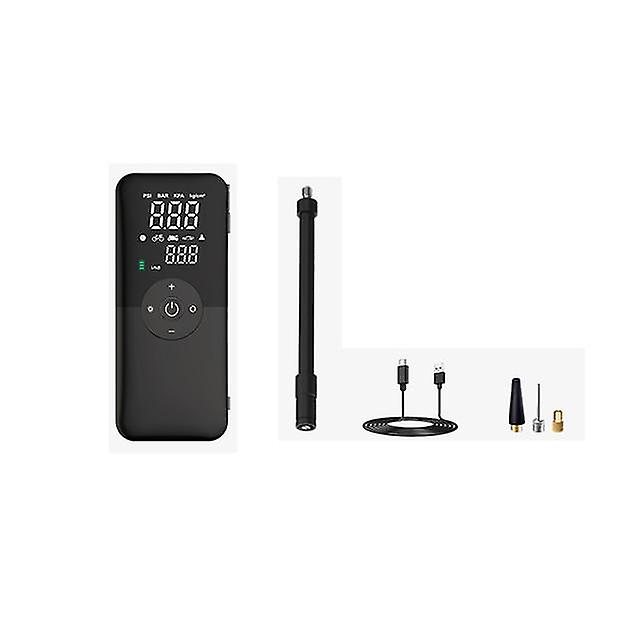 Wireless Electric Pump Emergency Portable Air Compressor USB Power Output Tire Pressure Detection Sm