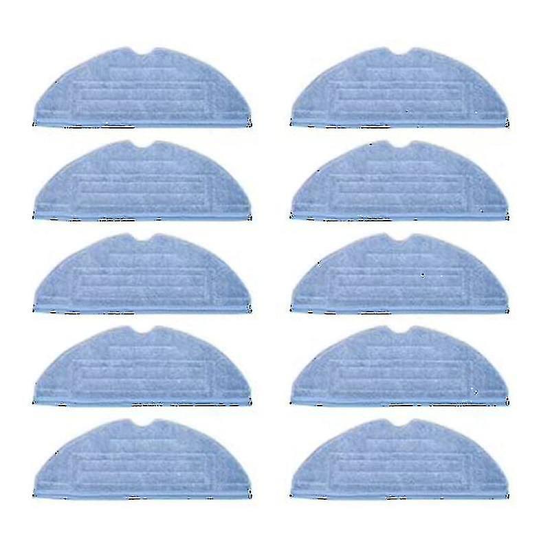 10 Pcs Mop Pads For Xiaomi Roborock S7 T7s T7 Plus Microfiber Pad A