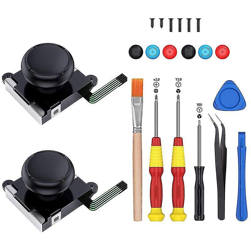 3d Joycon Joystick Replacement,analog Thumb Stick Joy Con Repair Kit Compatible with Switch, Include