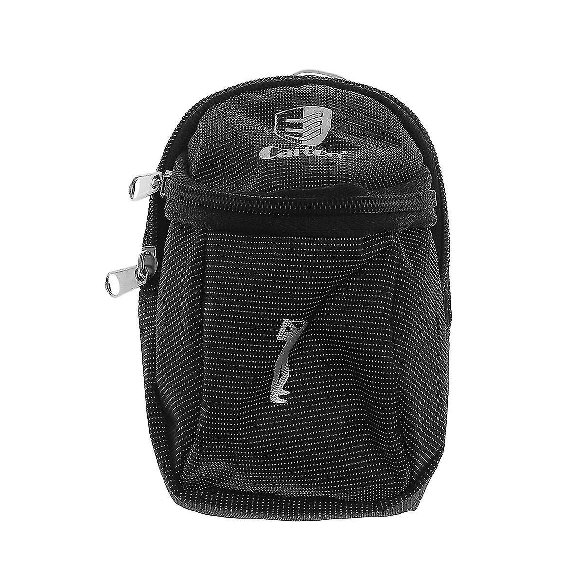 1pc Lightweight Black Practical Portable High Quality Golf Pouch Bag For Storage Balls Ball Markers