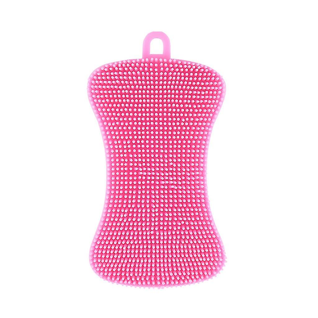 1pcs Silicone Dish Washing Sponge Kitchen Cleaning Tool Q