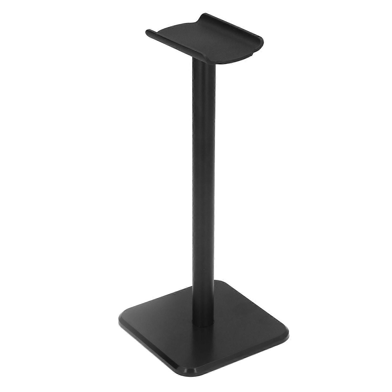 Supporto per cuffie Vassoio in TPU Antiscivolo Base robusta Supporto per cuffie da tavolo semplice leggero Rack per cuffie Nero