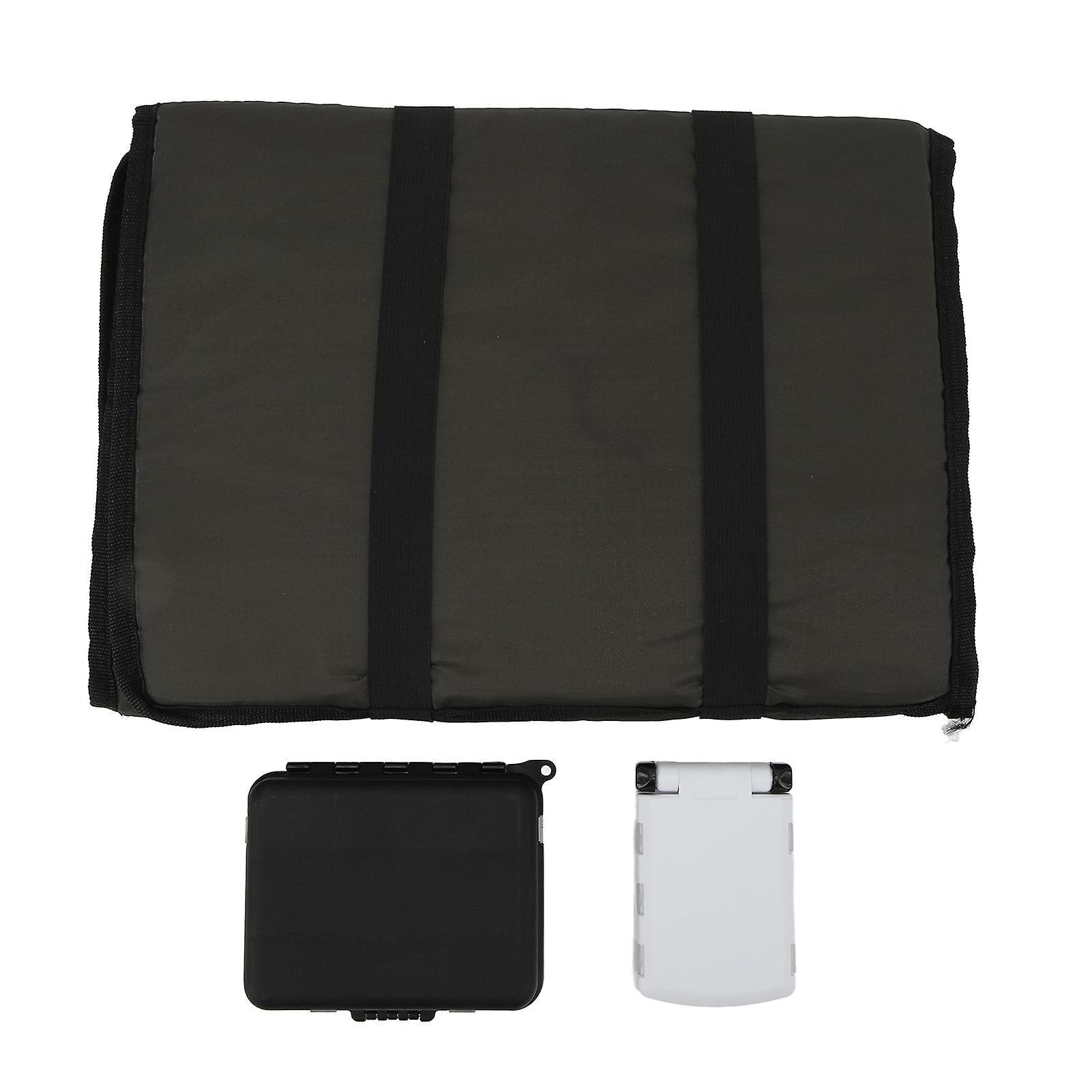 Nimomo Fish Folding Unhooking Mat with 2 Lure Boxes Sturdy Sponge Fishing Landing Pad for Angling Fishing