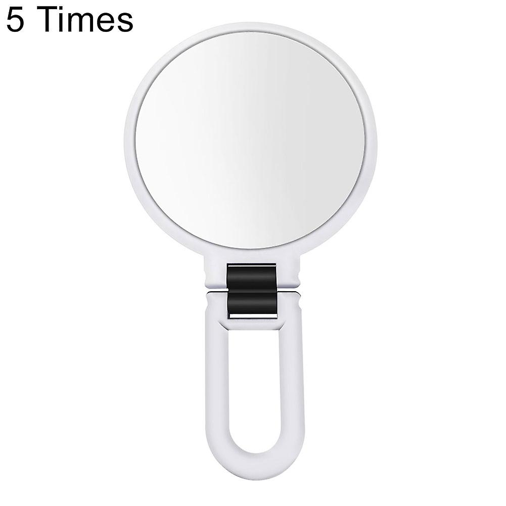 Fornnerg Rotatable Double-side Round 5/10X Magnifying Desktop Cosmetic Make Up Mirror