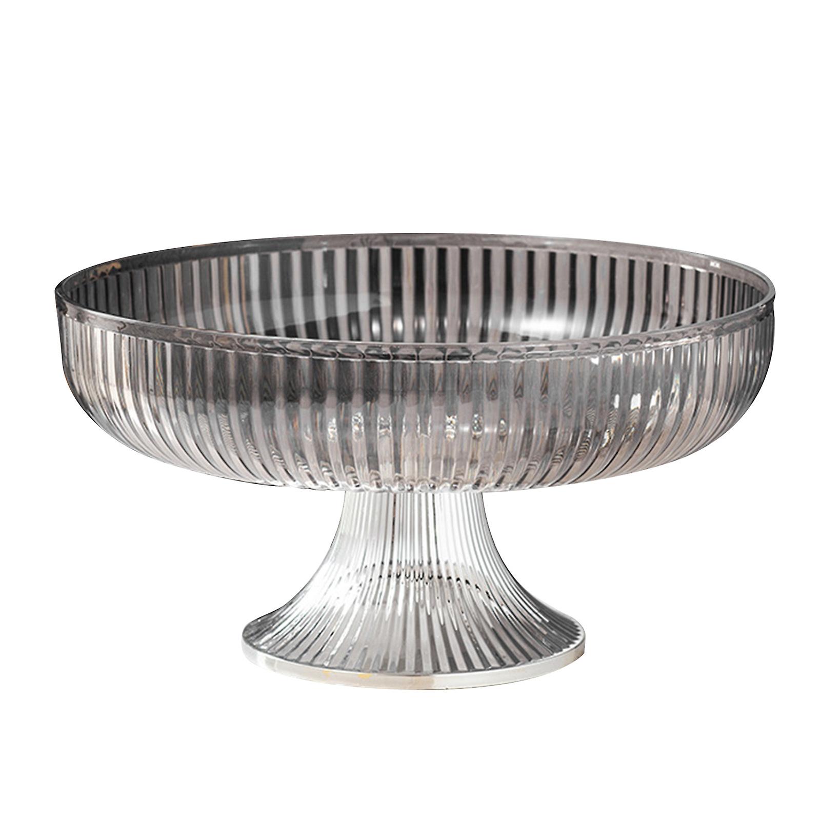 Fruit Plate Multifunctional Plastic Stylish Space Saving Decorative Snack Bowl for Candy Nuts