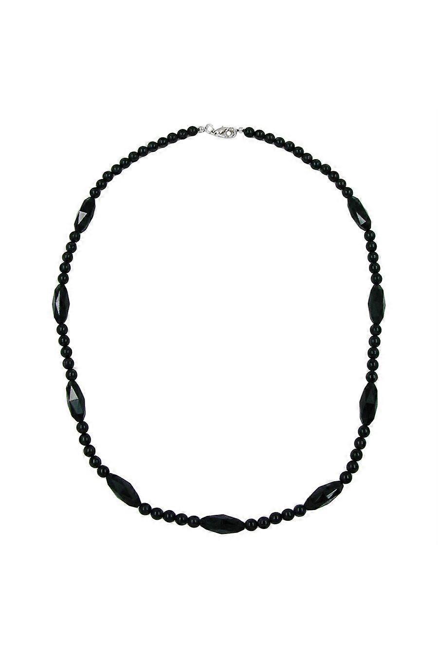 Necklace Beads Black - Gl01915