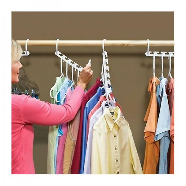 Lot de 16 cintres multiples - Cintre peu encombrant