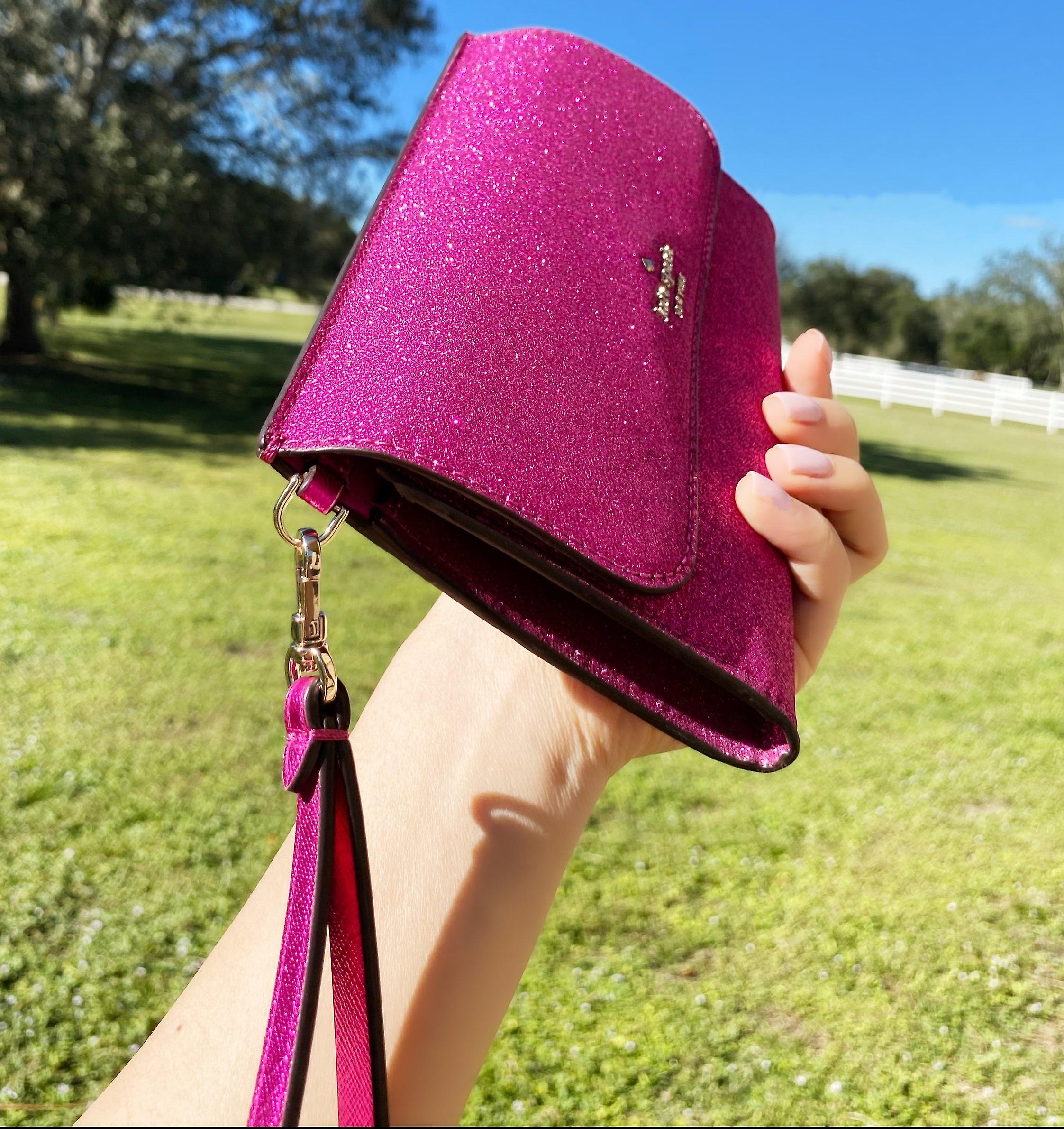 Kate spade lola glitter boxed medium phone wristlet Clearance