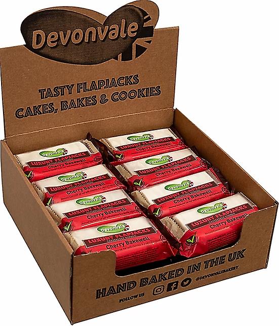 Devonvale Cherry Bakewell Flapjacks 95g x24