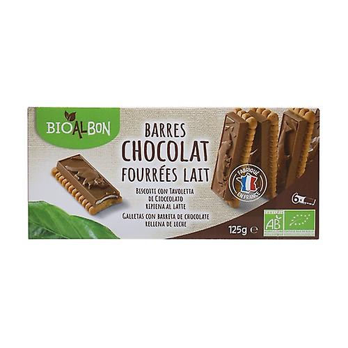 Cookies with Milk Filled Chocolate Bar 125 g