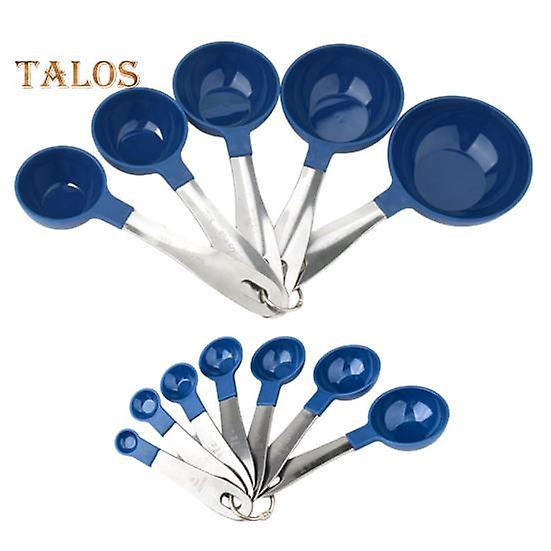 12Pcs Stainless Steel Measuring Spoon Set Easy Storage Quick Cleanup Measuring Spoons for Cooking And Baking