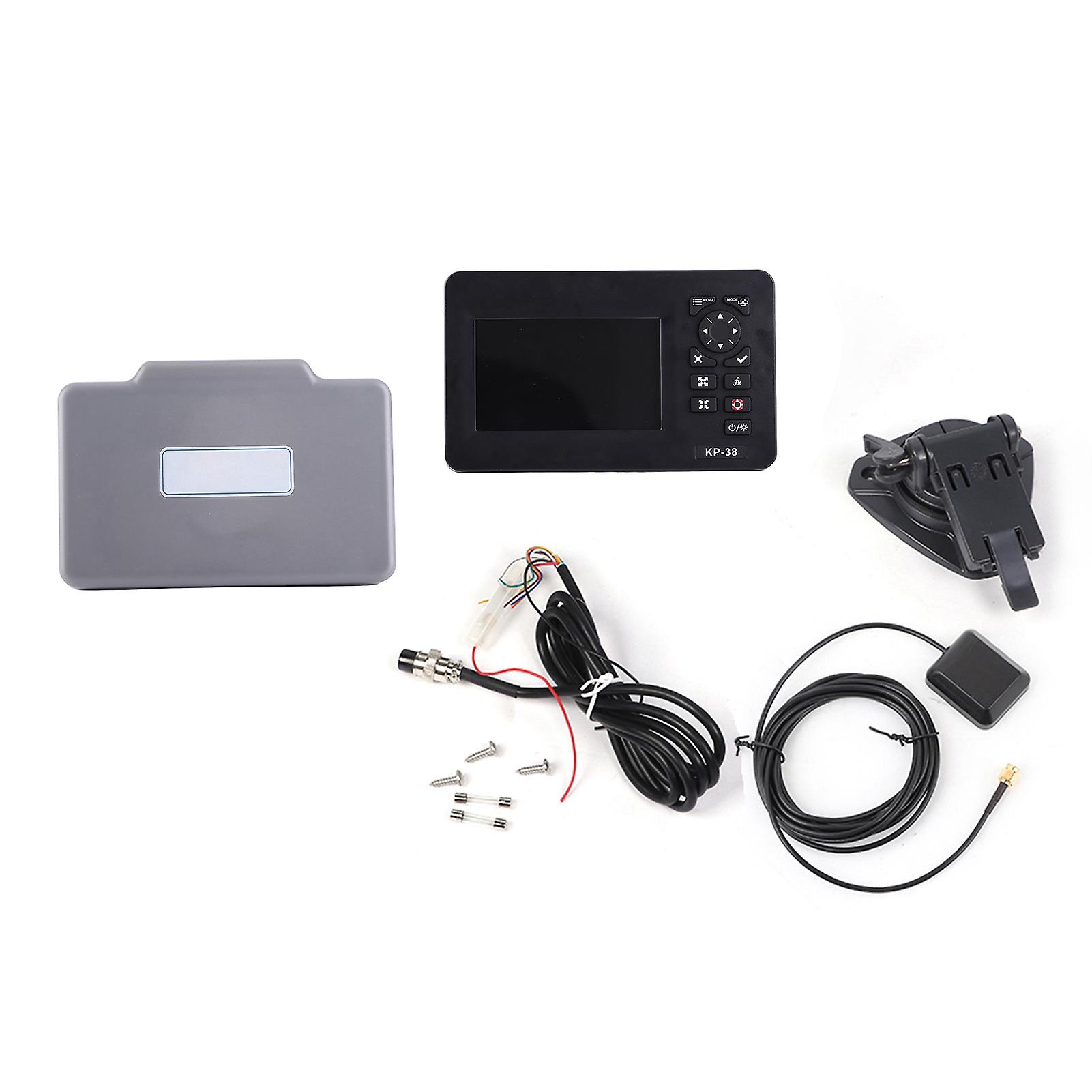 5-Inch Marine GPS Navigation System KP-38 Chartplotter High-Precision Satellite Receiver Multilingual Interface Durable Design Easy Installation for B