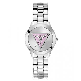 Guess watches ladies tri plaque watch for Women Analog Quartz with stainless steel bracelet GW0675L1