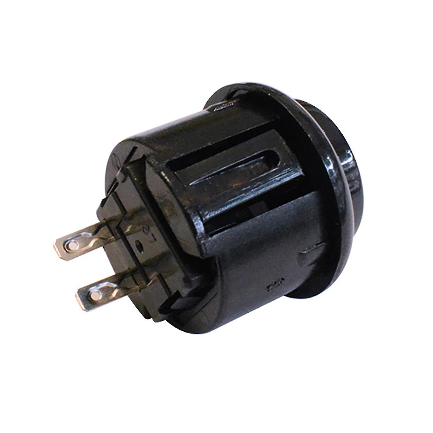 Fornnerg High Response Button Interrupteur à bouton-poussoir de jeu d’arcade 24 mm non retardé pour les joueurs -QH