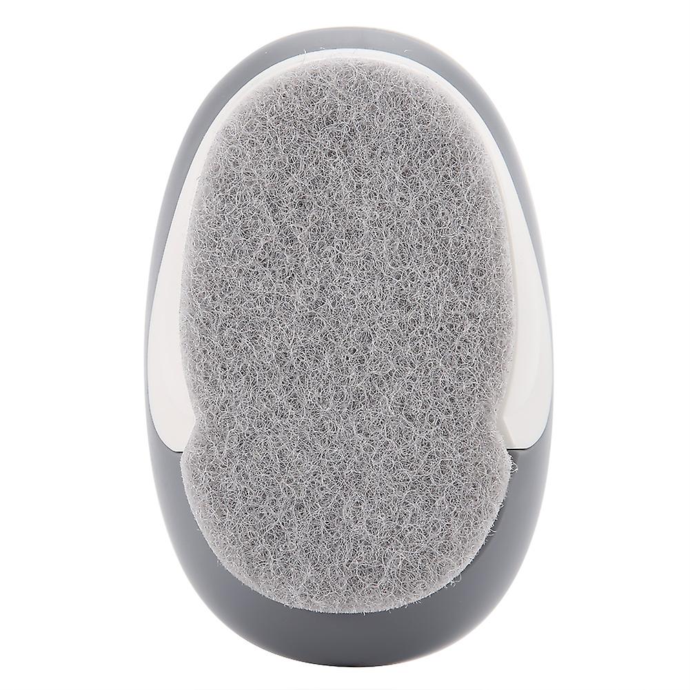 Mouse Shape Cleaning Sponge Brush Eraser Cleaner Kitchen Rust Cleaning Tools（White Gray）