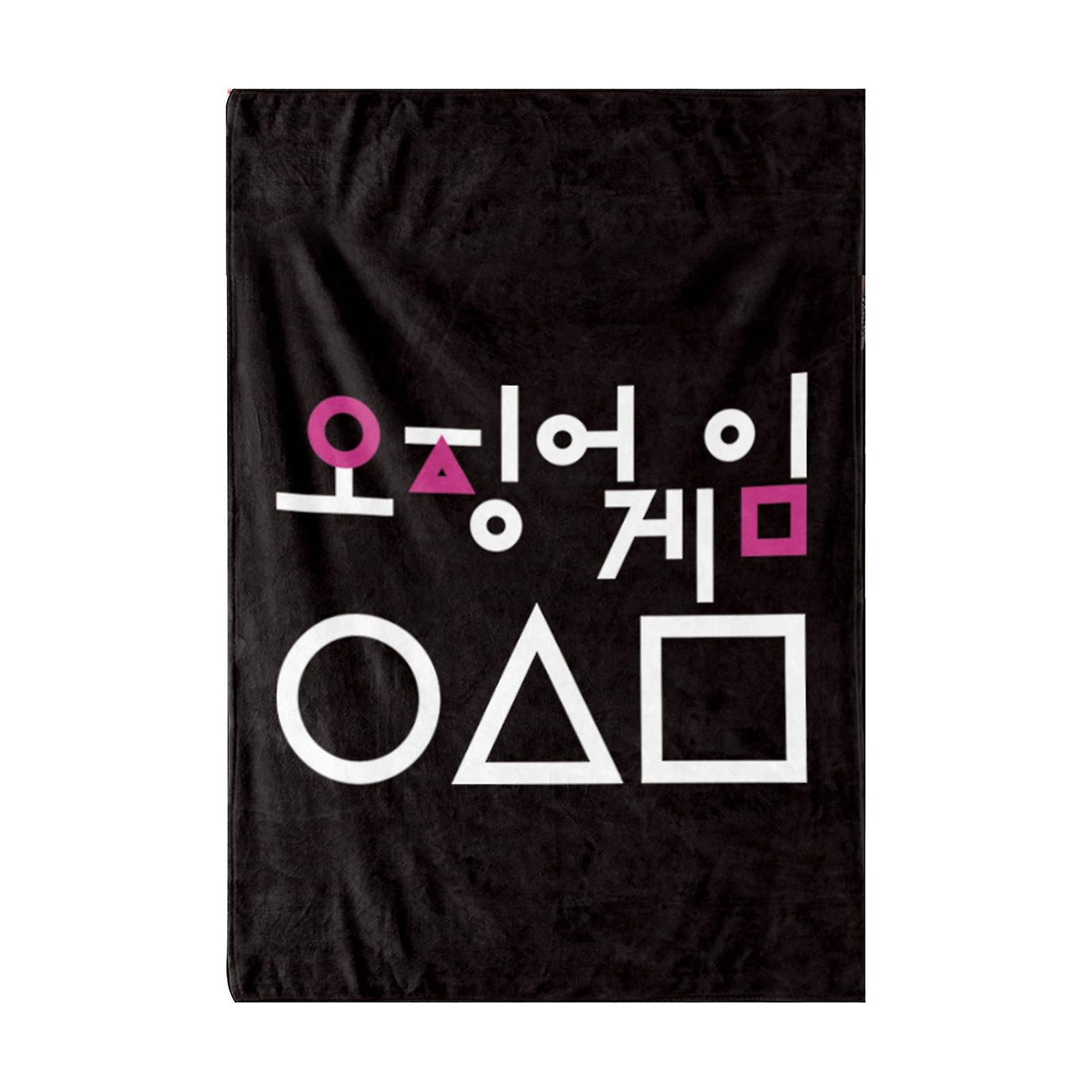 Printing Throw Blanket Decorative Patterned Blanket Soft Sofa Sleeping Blanket for All Seasons 100x120cm\/39.4x47.2in