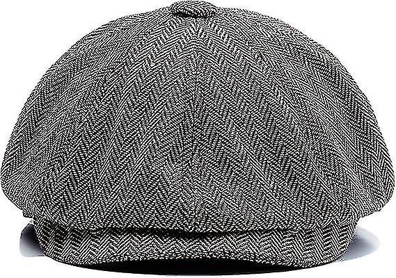 (Helle Farben)Flache Baskenmütze männlich oder weiblich Newsboy 8 Panel Freizeithut