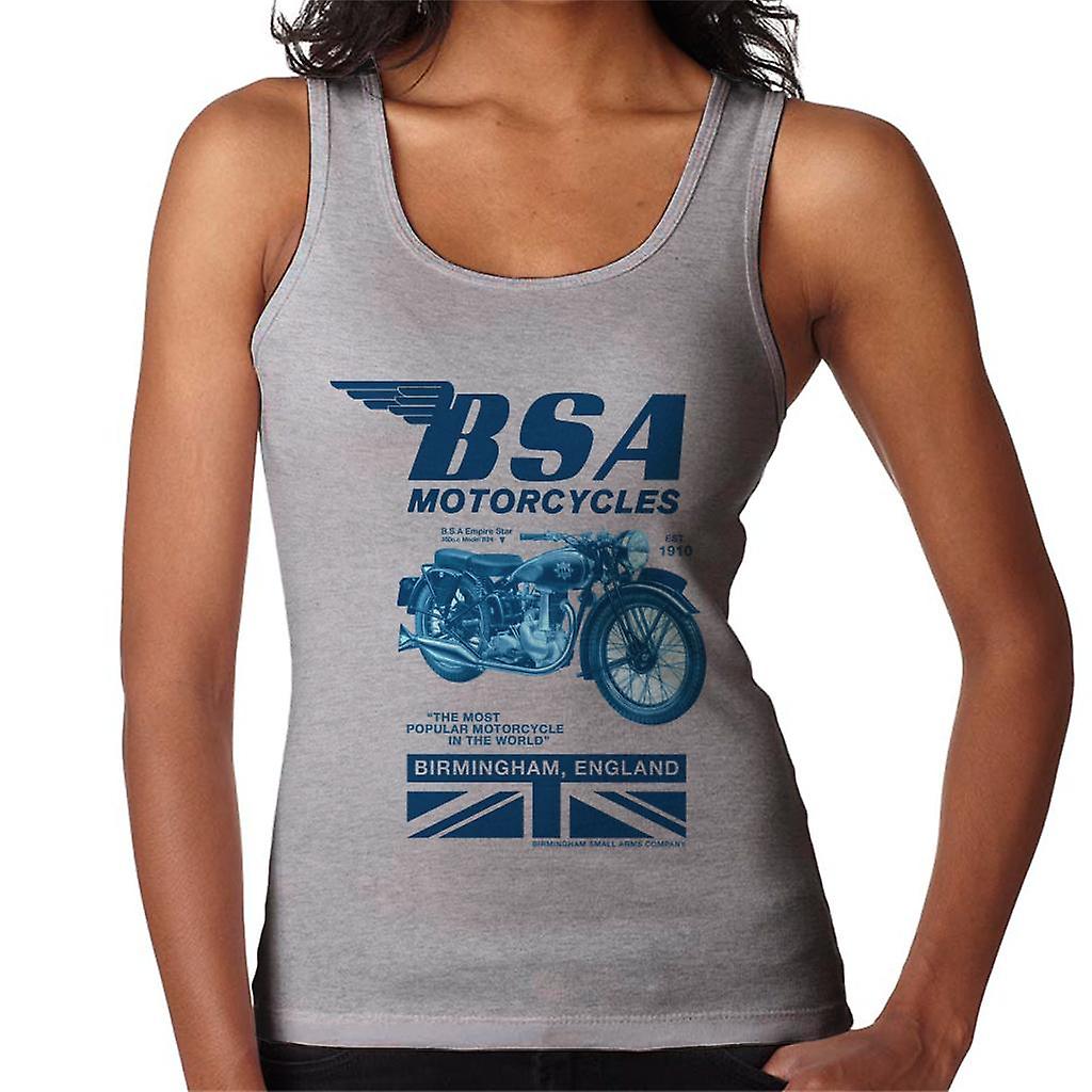 BSA Motorcykler Birmingham England Kvinders Vest