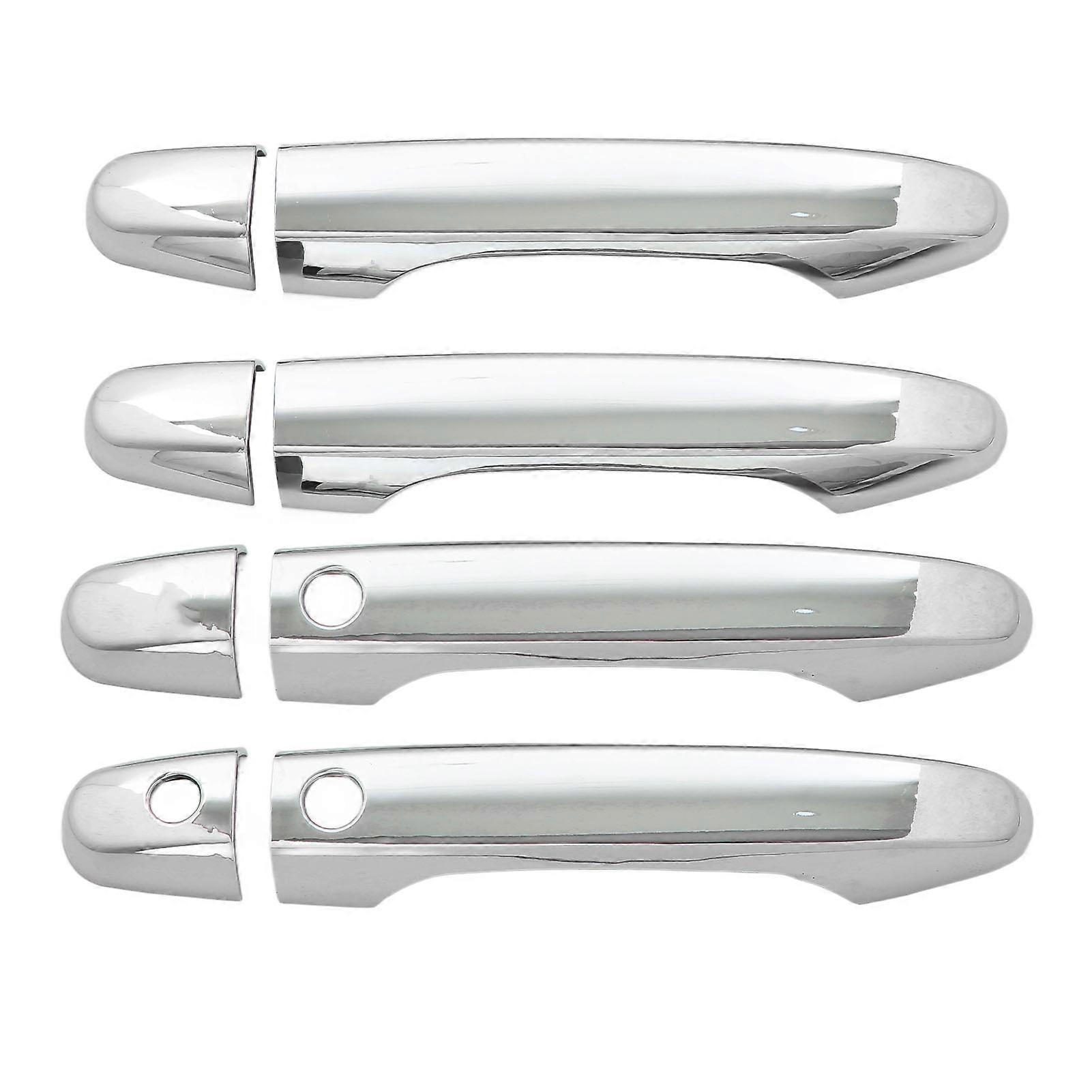 8 Pieces Chrome Exterior Side Door Handle Cover Trim Scratch Protector Replacement For Crv 20122016