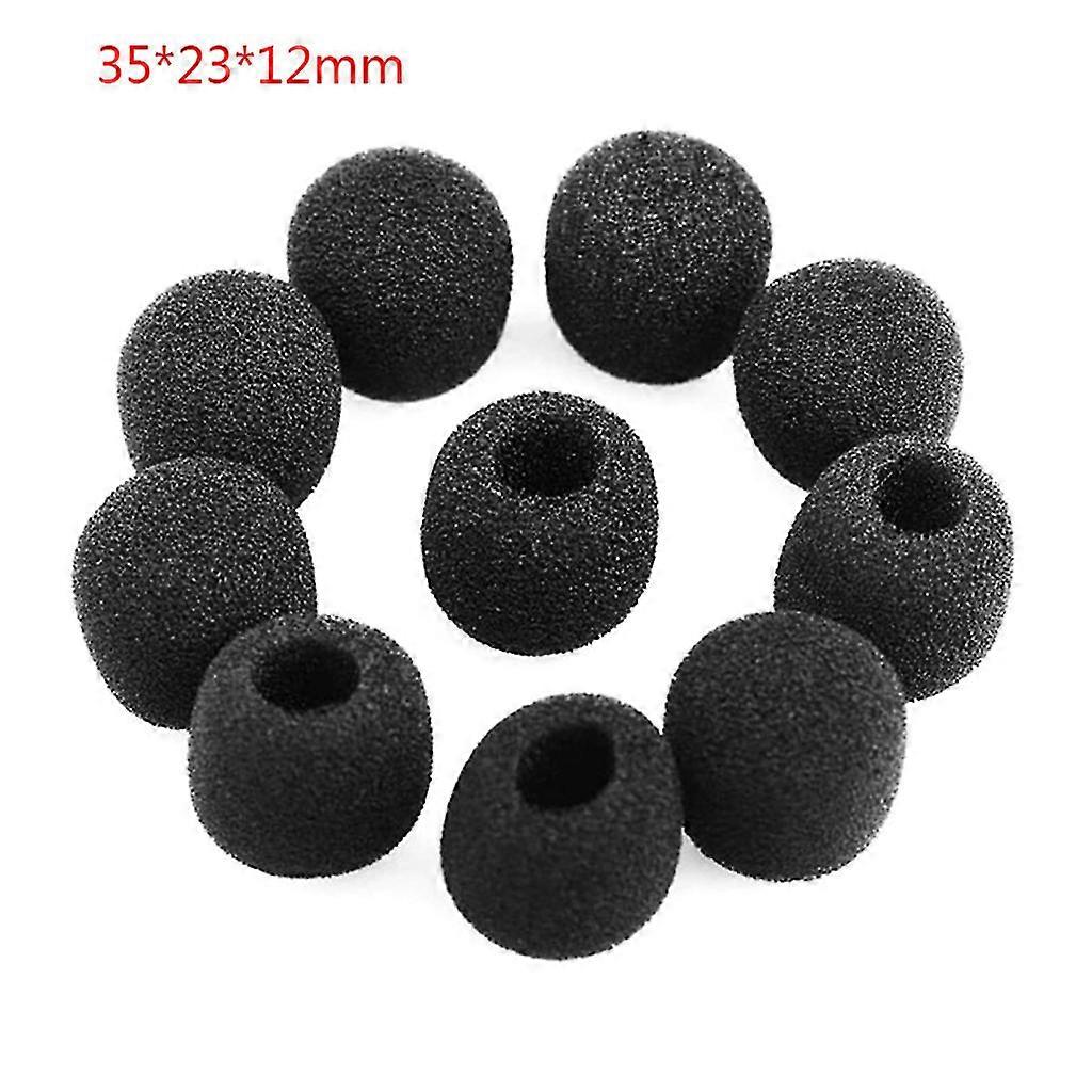 10pcs Headset Replacement Cover Gooseneck Sponge Foam Microphone Windscreen Protector 5 Sizes
