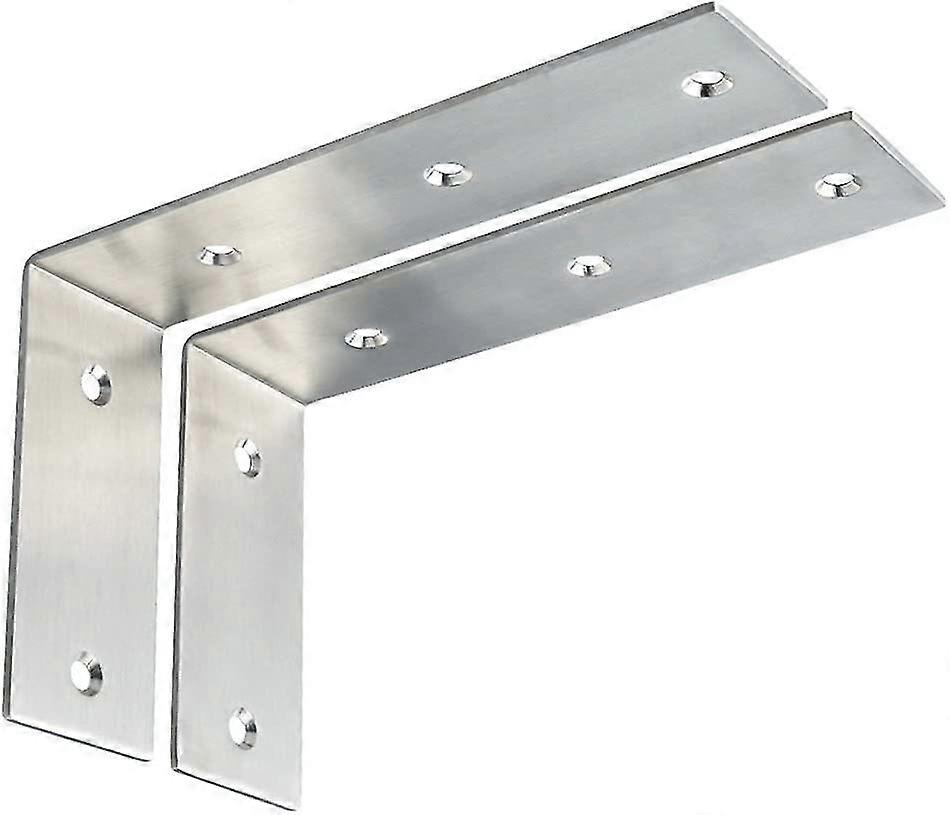 Widened Shelf Bracket Glass/wood Wall Mounted Adjustable Shelf Angle Bracket, 2 Pieces