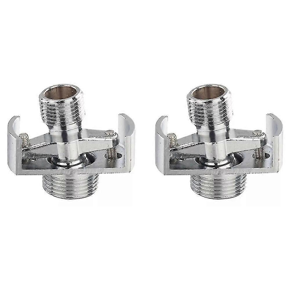 2x Adjusting The Angle Of Intake Pipe Copper Shower Head Angled Curved Foot Eccentric Screw Corner