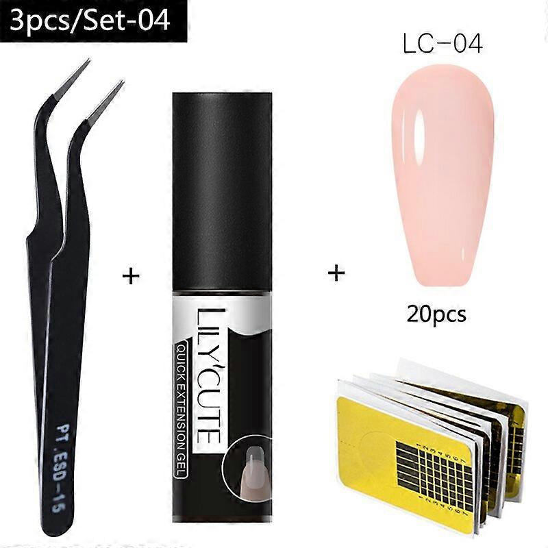 Extension Nail Gel Clear White Pink UV LED Extension Gel Nail Tips Enhancement Slip Solution Quick Extension Gel154549