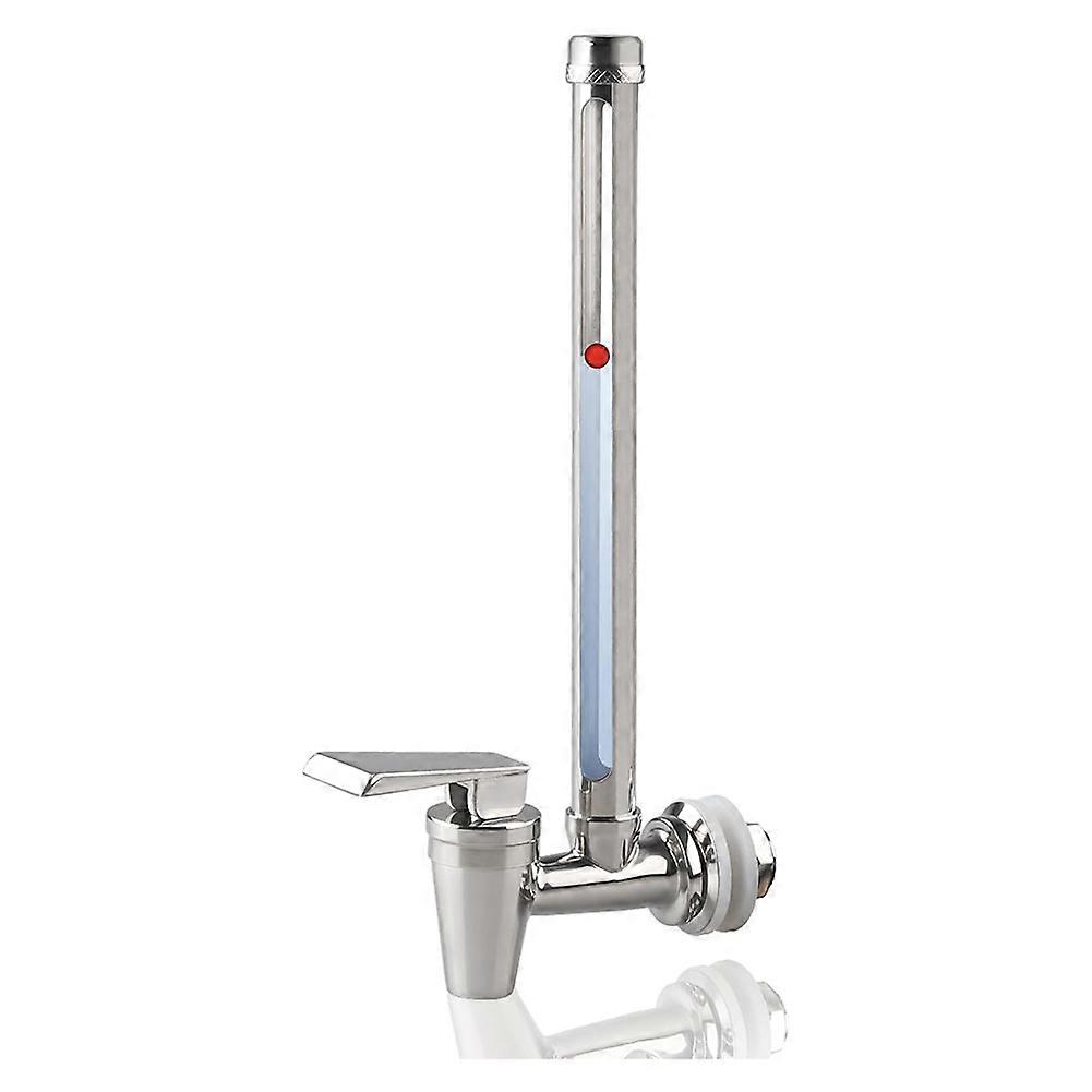 Robinet en verre de vue Robinet en acier de 7 pouces avec vue dégagée Niveau d’eau pour et système de filtration d’eau en forme de goutte d’eau