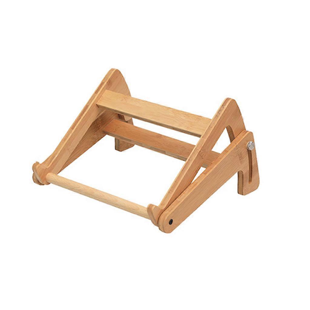 Lifting Wood Cooling Pad Holder Desktop Bracket Riser Tablets Notebook Stand