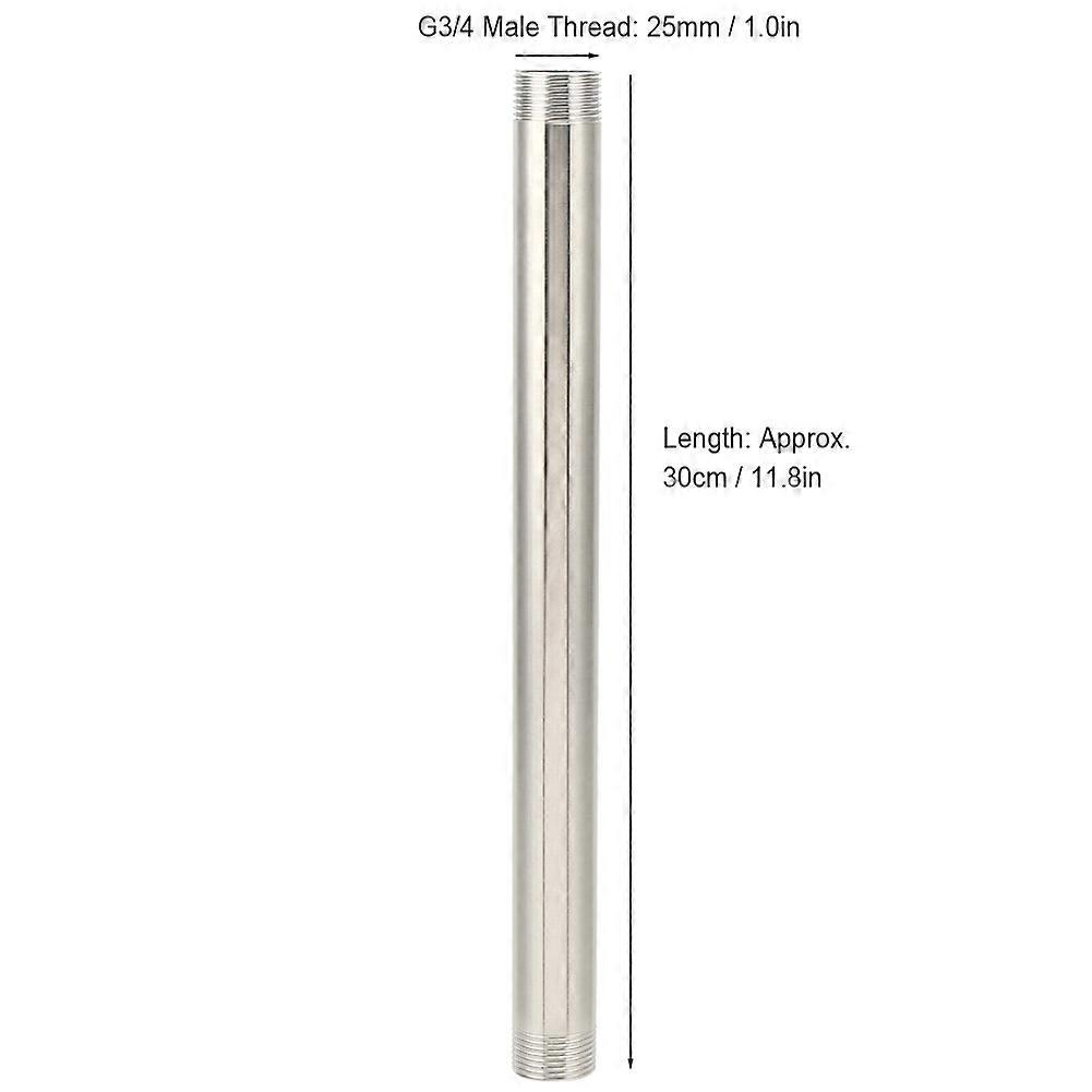 Stainless Steel Threaded Pipe Nipple Connector Fittings For Plumbing ...