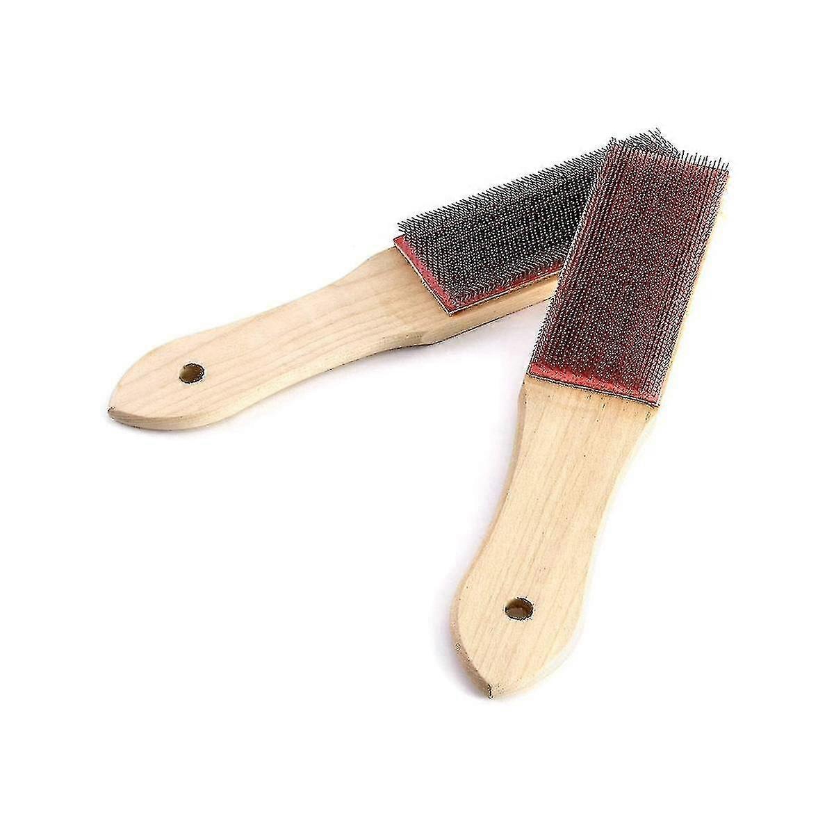 File Cleanercarded , , 8 Inch Universal File Card And Brush-dt