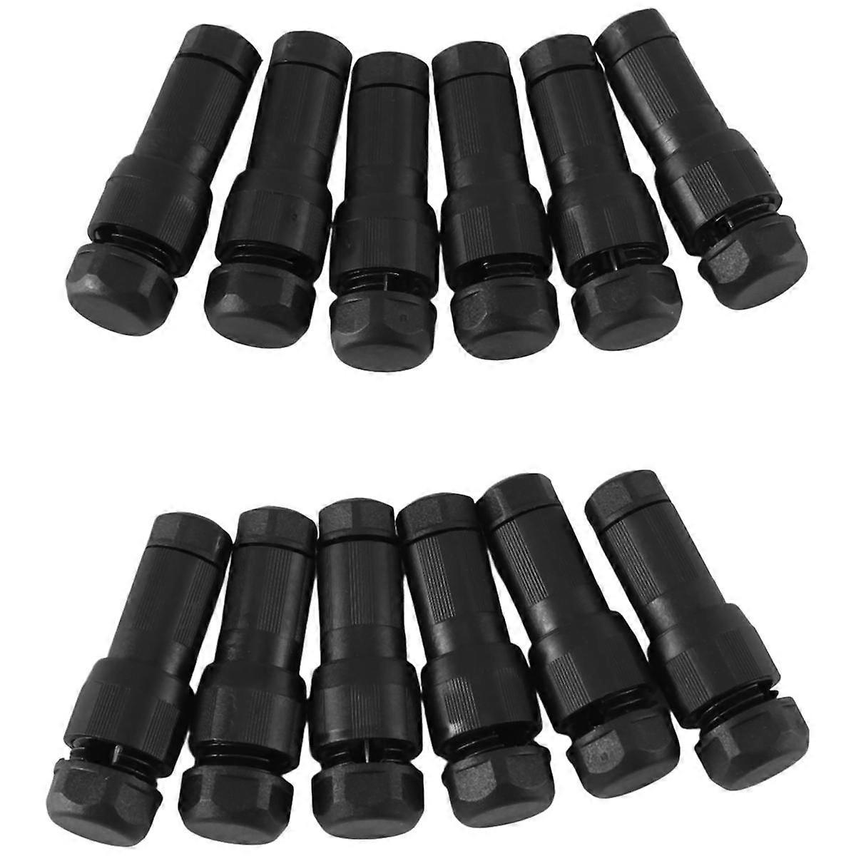 12 Sets of Wire Quick Connectors Garden Lights Twisted Low Voltage Puncture Splitter No Stripping W
