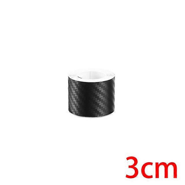Motor Vehicle Parts 3D Carbon Fiber Car Sticker DIY Paste Protector Strip Auto Door Sill Side Mirror Anti Scratch Tape Waterproof Protection Film