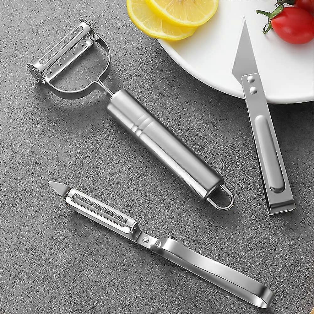 Vegetable Peeler 3-pack, Stainless Steel Melon Planer