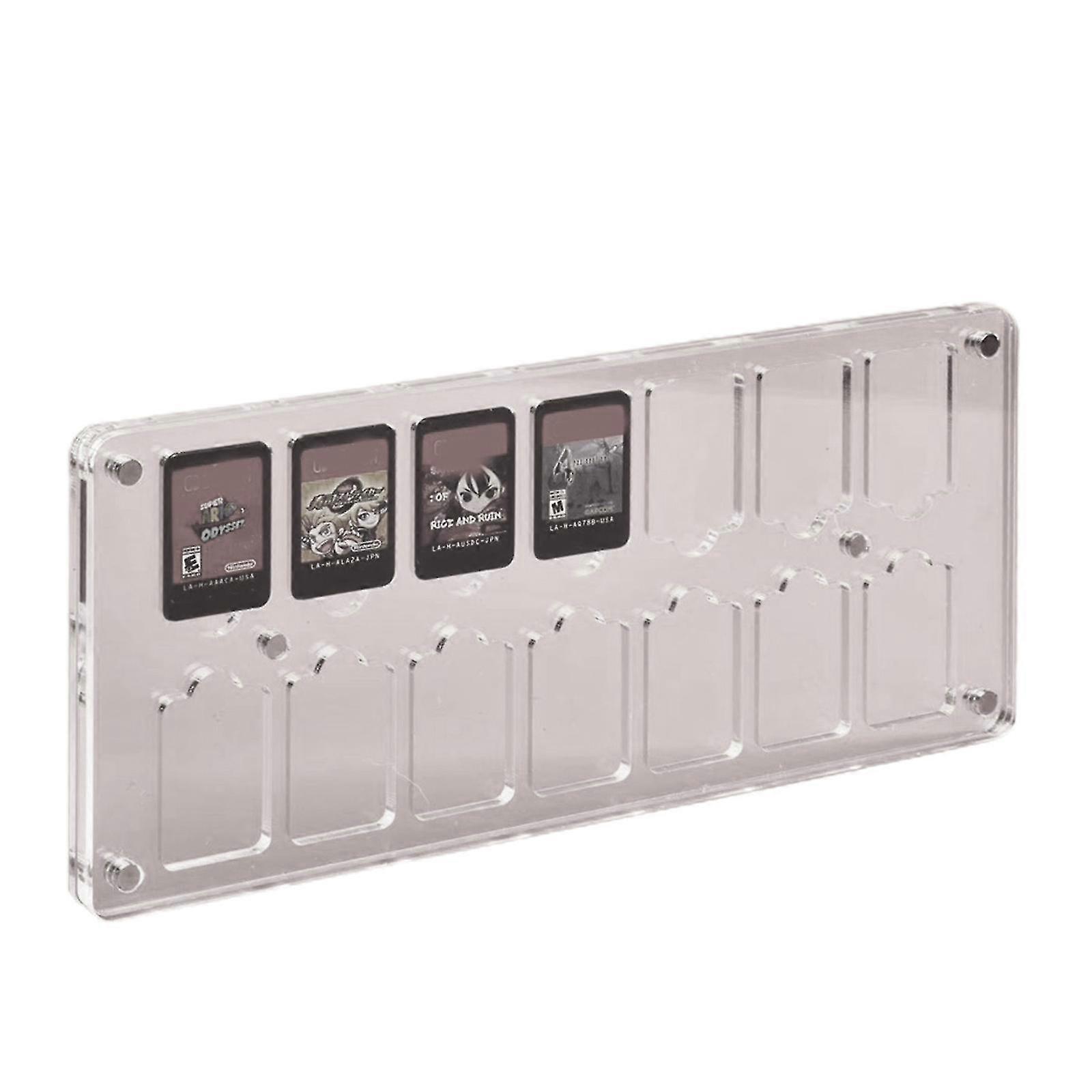 Game Card For Case Acrylic Card Display Holder Storage Box Organizer For Switch