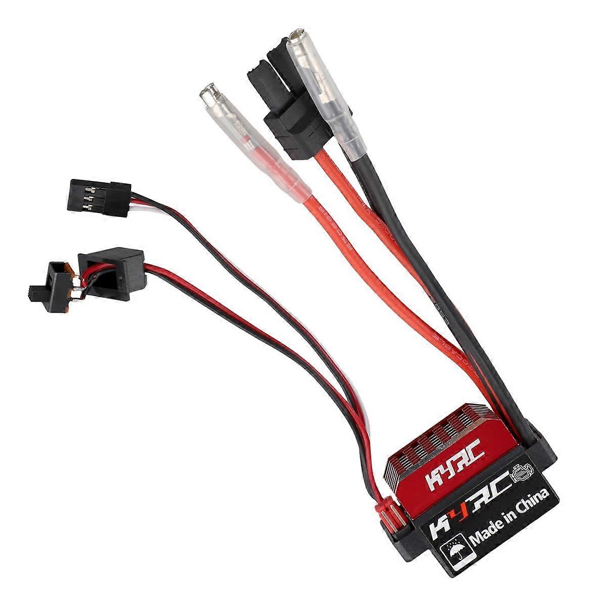 60A ESC RC Car ESC Brushed Electric Speed Controller 6V/2A BEC Replacement for 1/10 RC Car,for -Plug