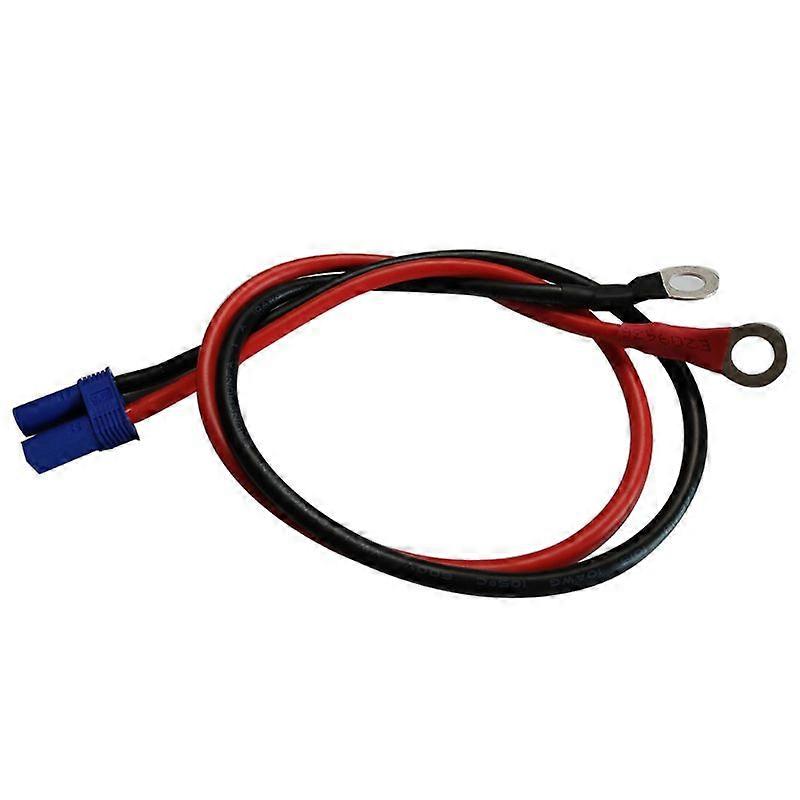 EC5 to Car power connector O Ring Terminal10AWG EC5 Female Plug Cablefor RC ESC Charger Side - 50cm/1.6ft