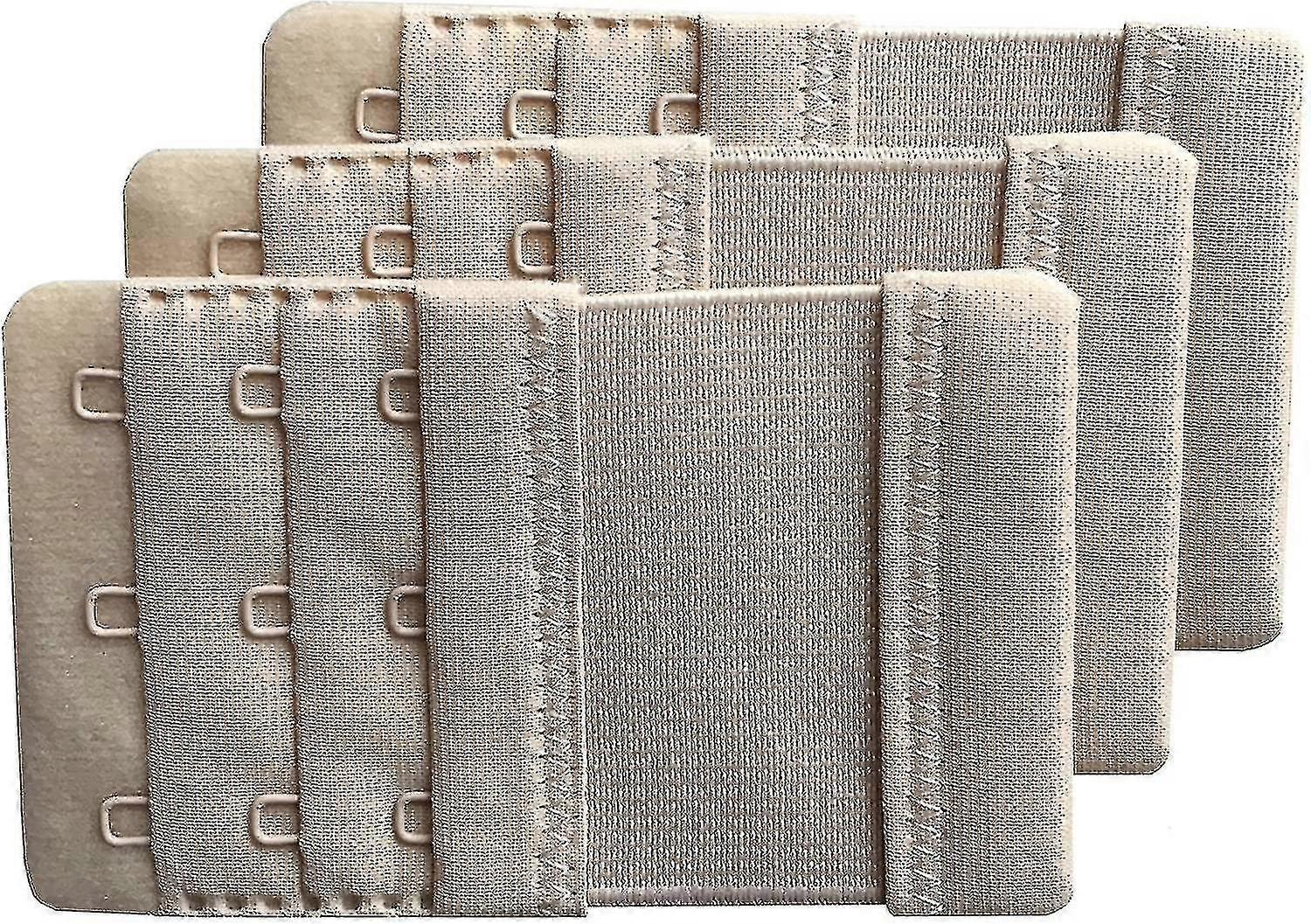 3 قطع المرأة لينة مريحة تمديد 3 هوك حمالة صدر الموسعات، 5.7 سم