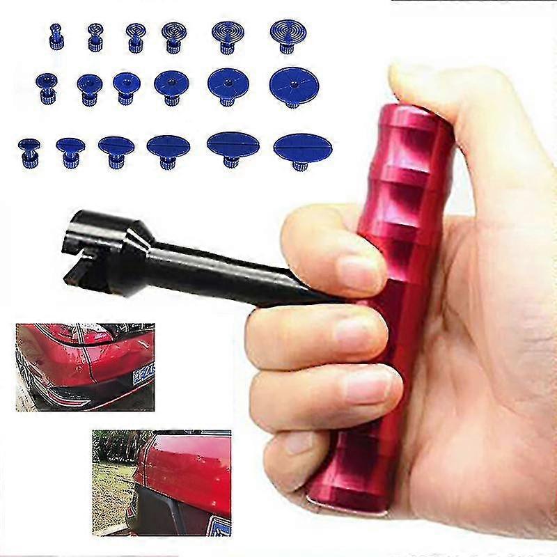 Paintless Dent Repair Tool Mini Grip Glue Puller T-handle Dent Puller Auto Repair Tool Dent Removal Tool Puller Set