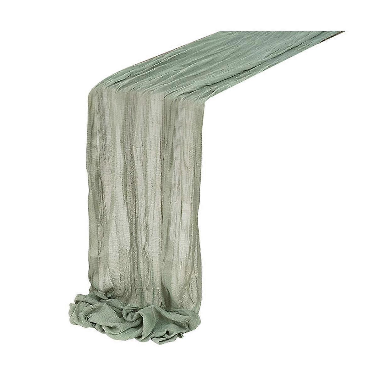 Cheesecloth Table Runner Boho Gauze Cheese Cloth Table Runner Rustic Sheer Runner Long for Wedding