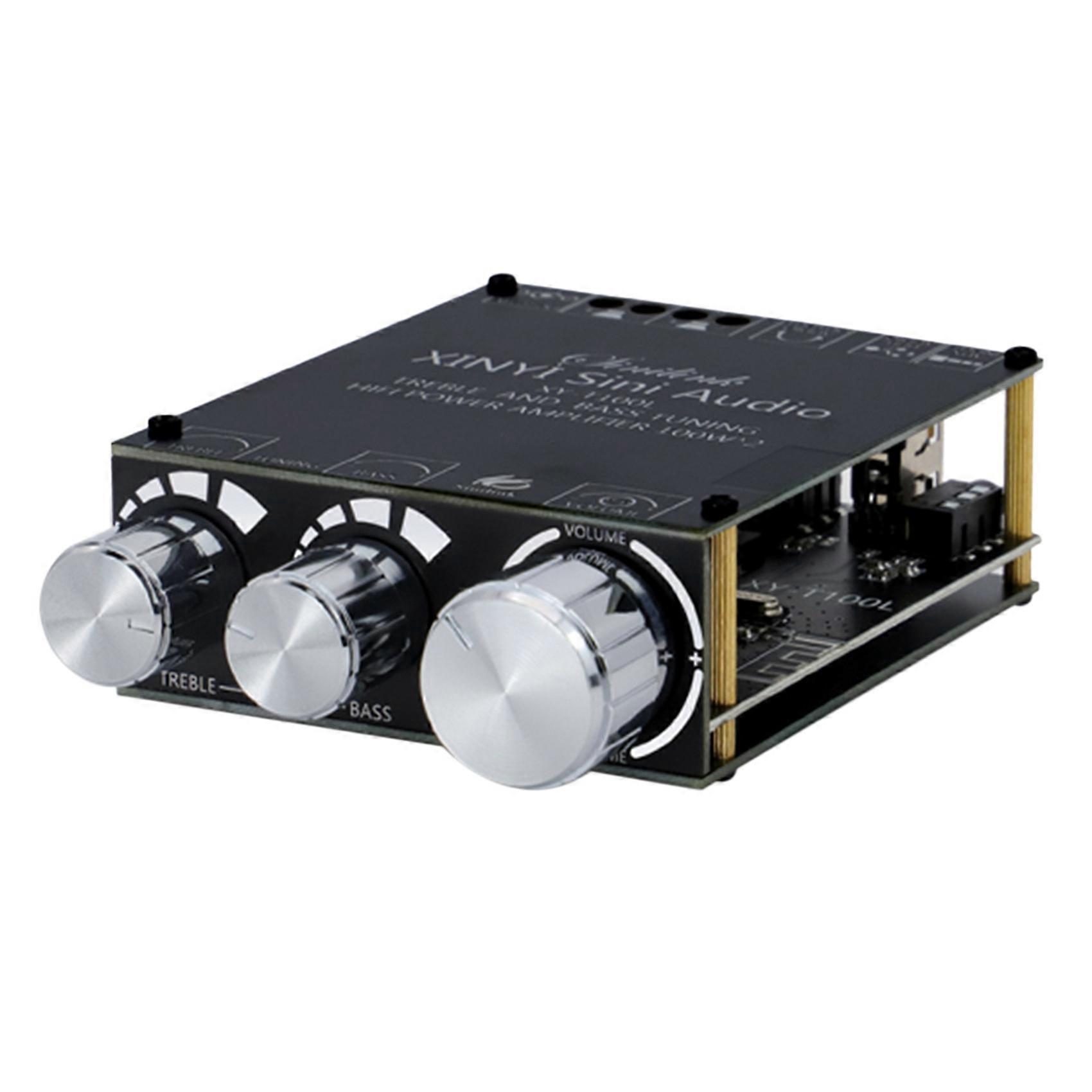Bluetooth 5.0 100W+100W Power Subwoofer Amplifier Board 2.1 Channel Class D Home Audio Stereo Equal