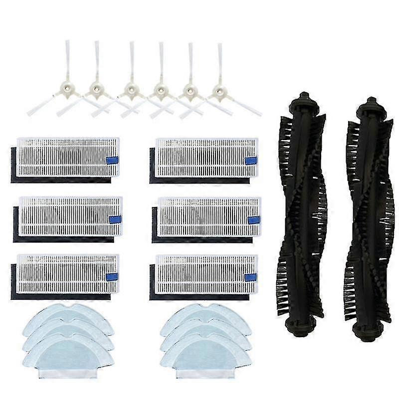 Main Side Brush Filter Mop Cloth Replacement Accessories For Qihoo