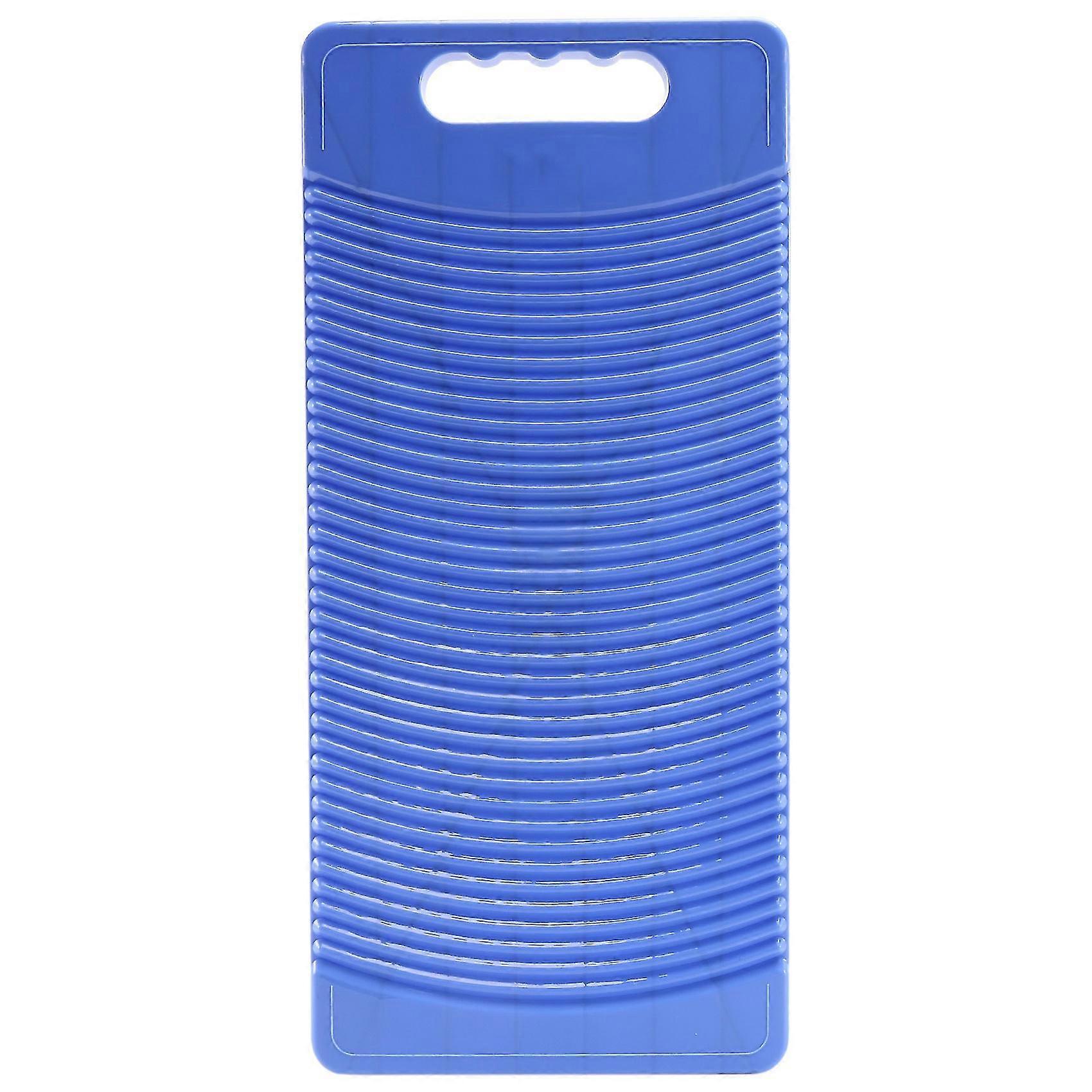 Plastic Rectangle Washboard Wash Clothes Board 50cm Long Red, Green, Blue Random