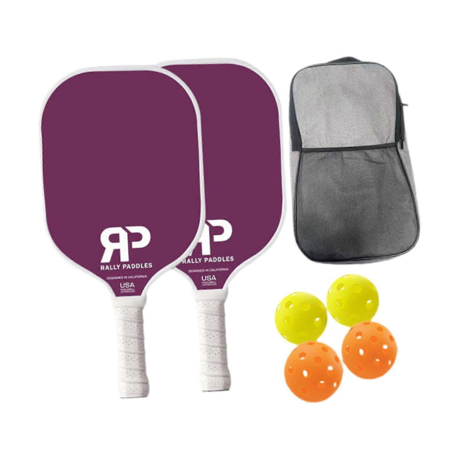 Pickleball Racket Set Portable Pickle Balls Racket for Men Outdoor Beginners