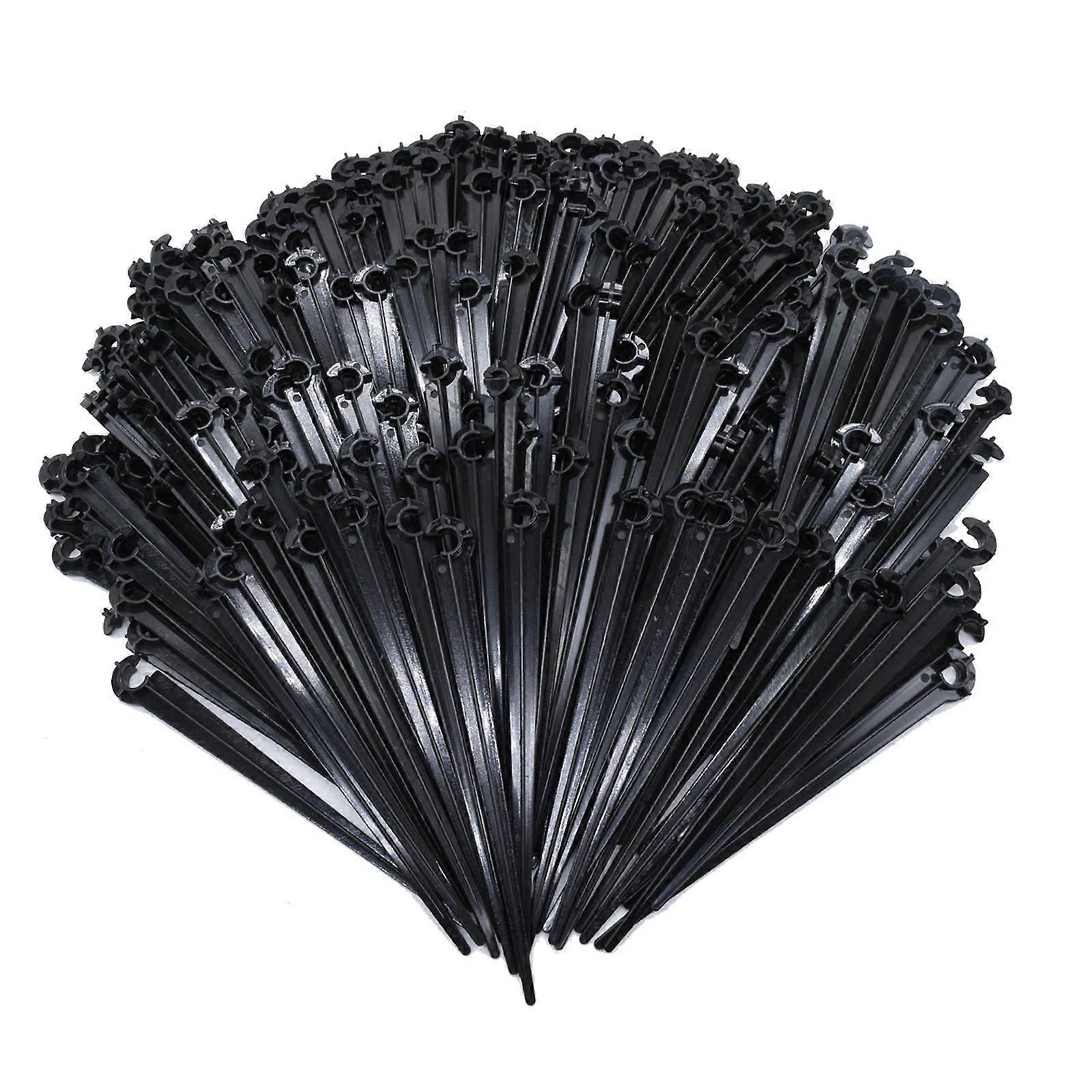 C-Shaped Drip Irrigation Stakes Drip Irrigation Support Holder Stakes for Drip Irrigation 4/7mm Pipes