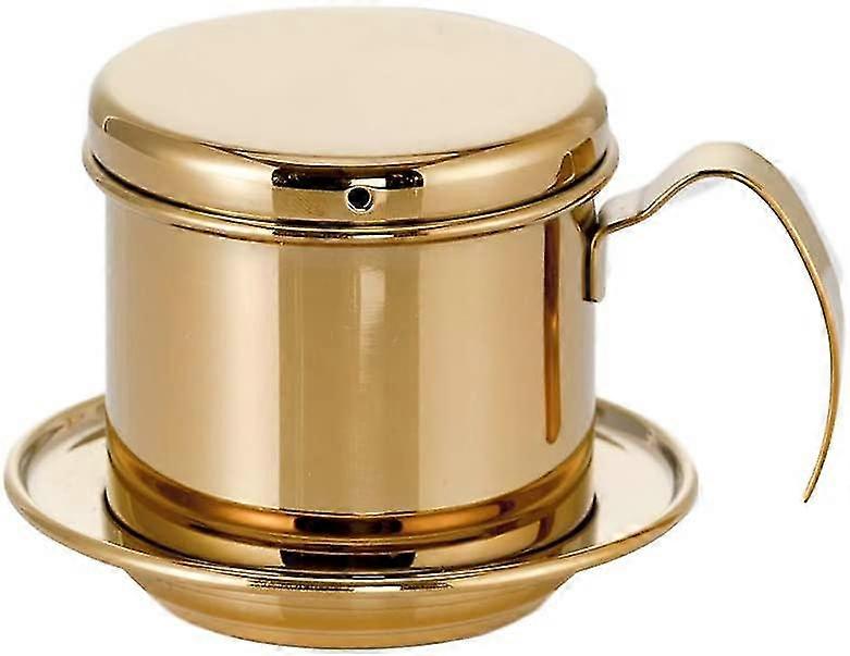 Vietnamese Coffee Filter Press Dripper Stainless Steel Portable Coffee Maker